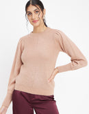 Camla Dustypink Sweater  For Women