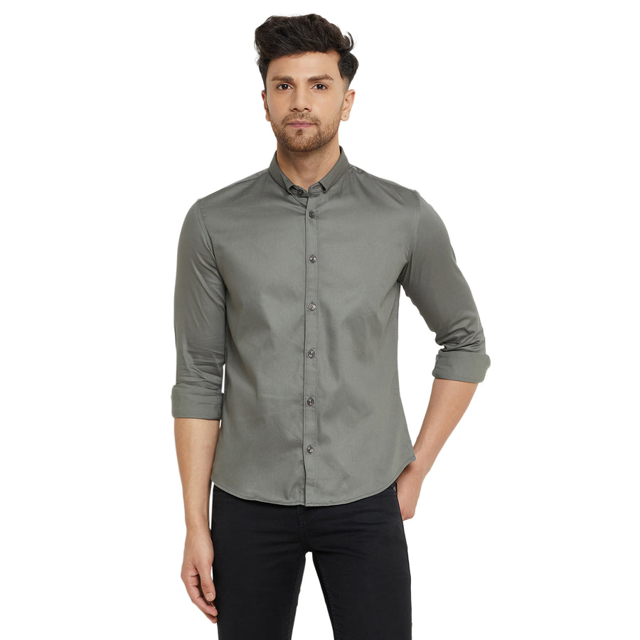 Camla Green Shirt For Men