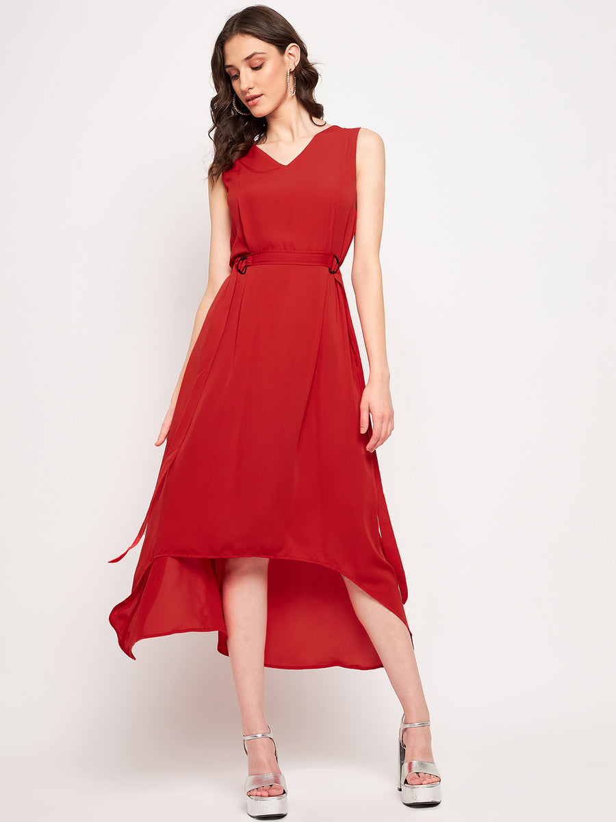 Camla Red Dress For Women