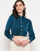 Camla Barcelona Peacock Green Solid Top