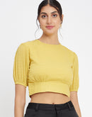 Camla Barcelona Mustard Solid Top