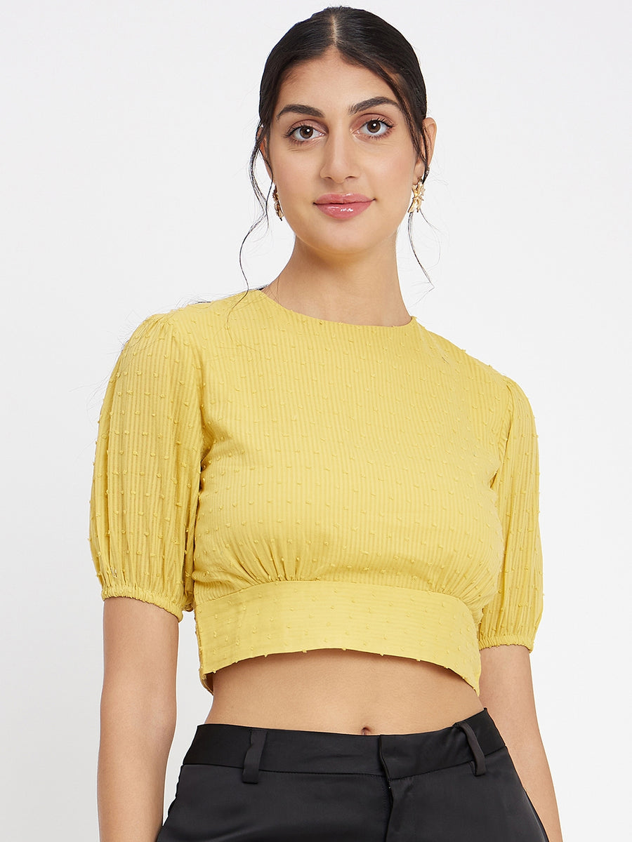 Camla Barcelona Mustard Solid Top