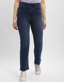 Madame Light Washed Deep Blue Straight Jeans