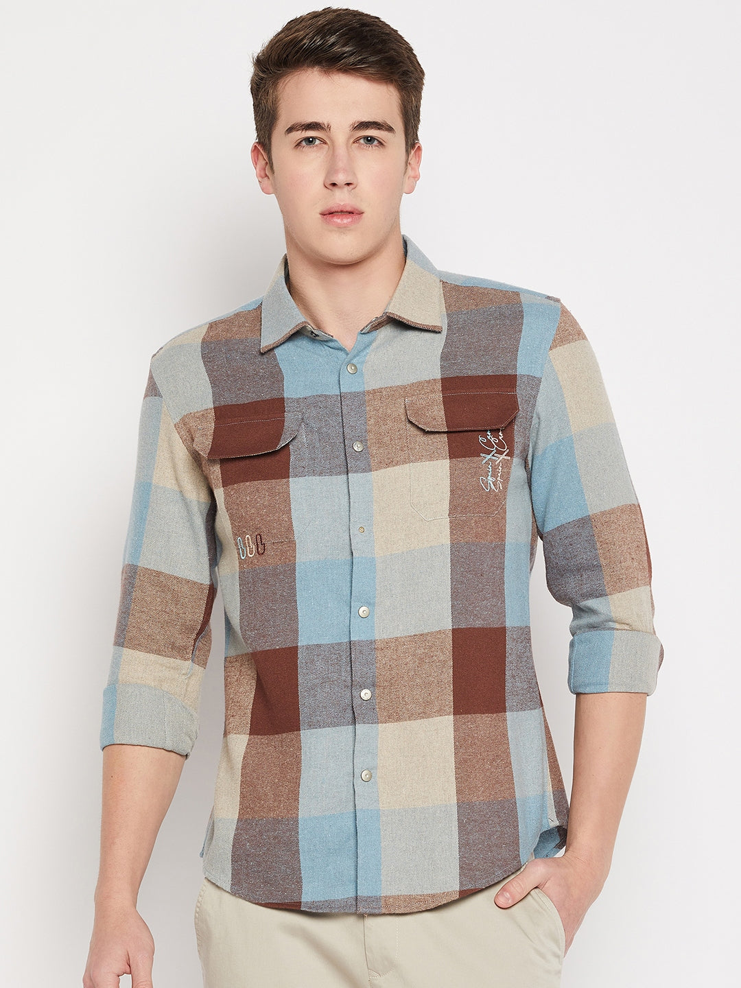 Camla Barcelona Sky Blue Shirt For Men