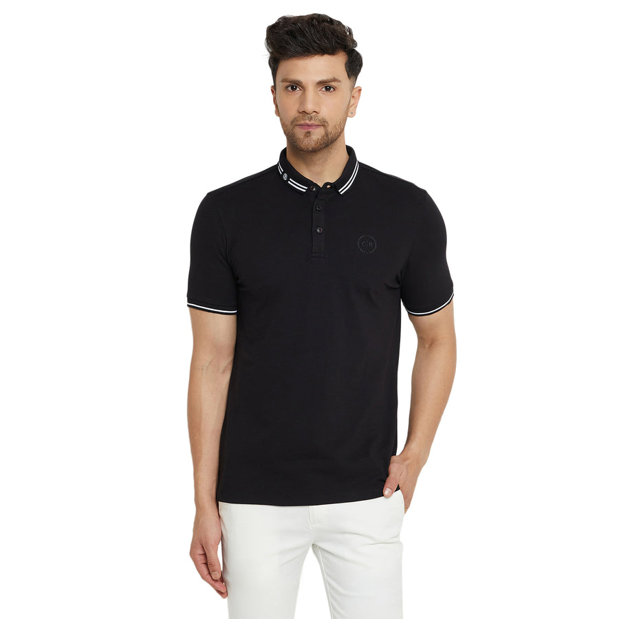 Camla Black T -Shirt For Men