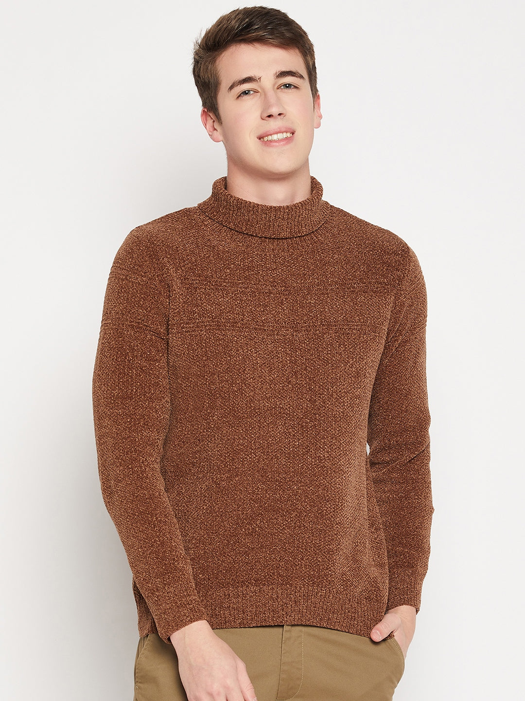 Camla Barcelona Brown Sweater For Men