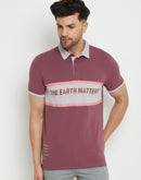 Camla Mauve T -Shirt For Men