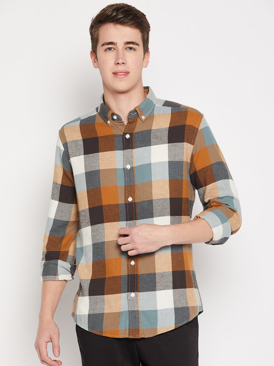 Camla Barcelona Warm Blue Shirt For Men