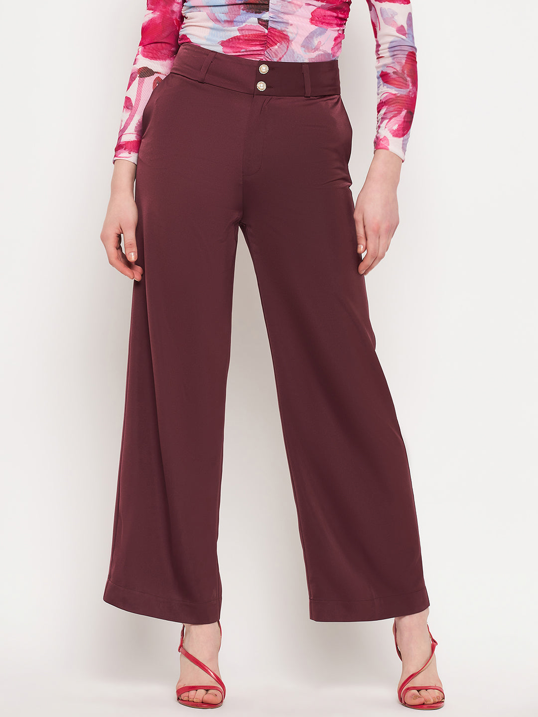 Camla Barcelona Plum Trouser For Women