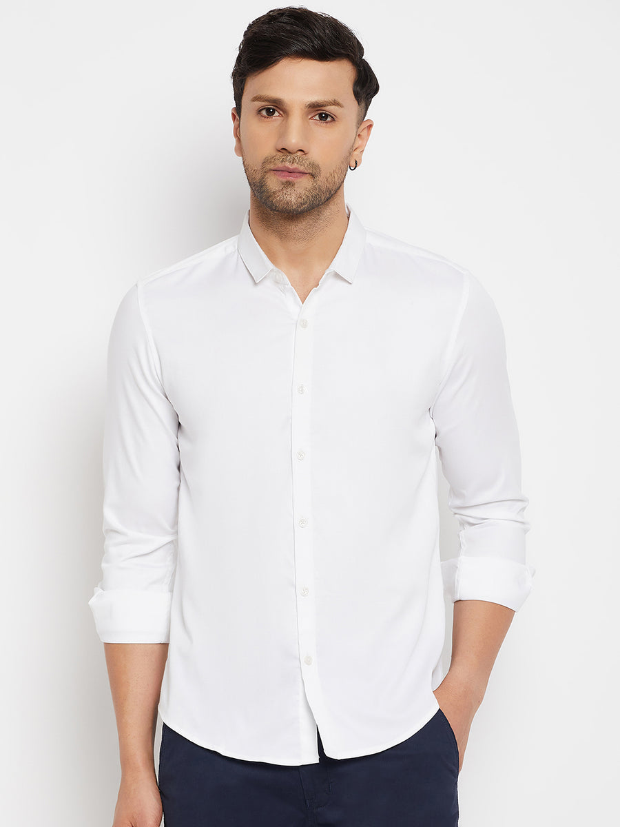 Camla White Shirts For Men
