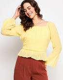 Camla Yellow Shirts For Women