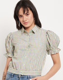 Camla Barcelona Green Shirt