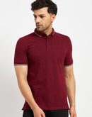 Camla Wine T- Shirt For Men