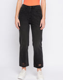 Camla Barcelona Black Distressed Boyfriend Fit Jeans