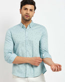 Camla Barcelona Aquagreen Shirts For Men