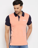 Camla Peach T- Shirt For Men