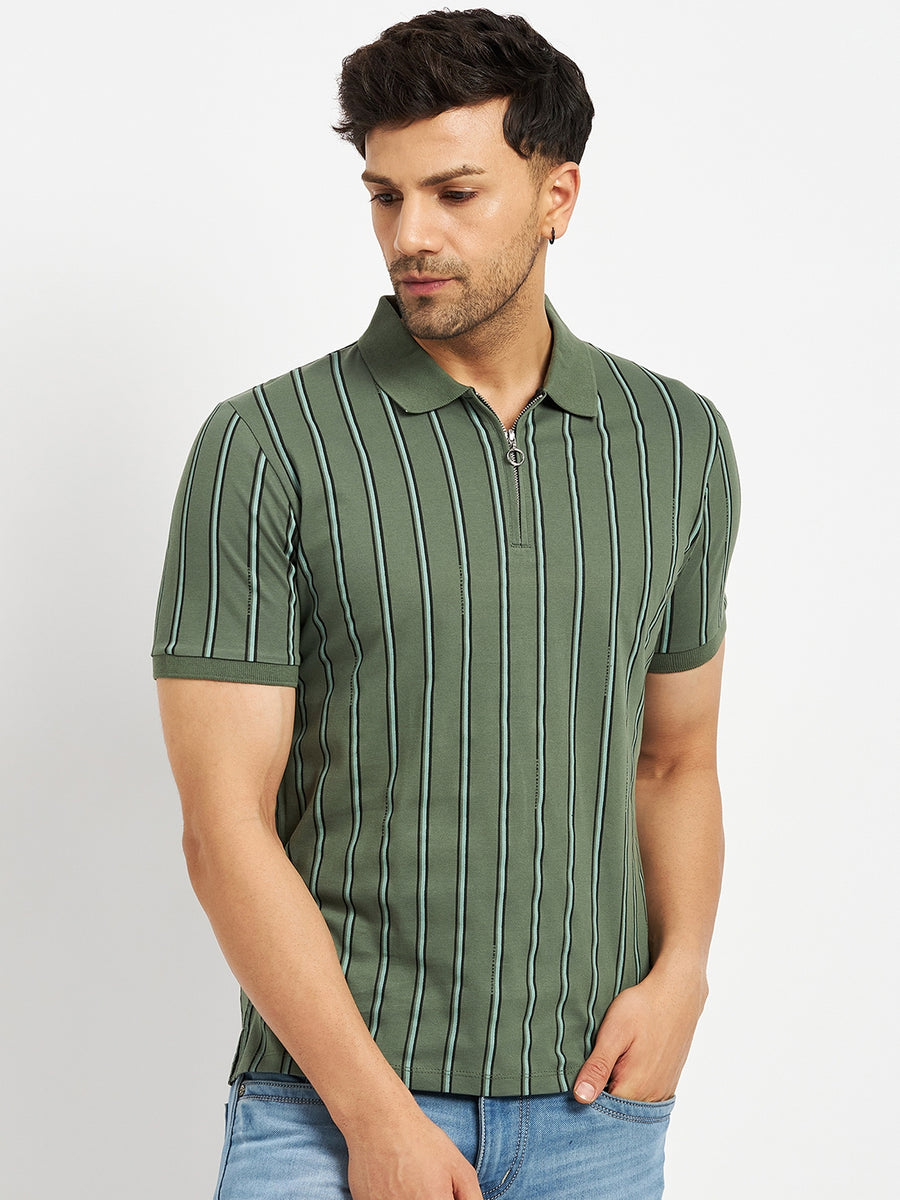 Camla Green T- Shirt For Men