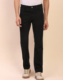 Camla Barcelona Whiskered Black Cotton Straight Denim