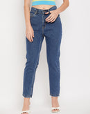 Camla Barcelona Blue High Rise Ankle  Length Jeans