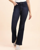 Camla Barcelona High Rise Dark Blue Flared Jeans