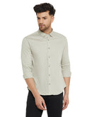 Camla Beige Shirt For Men