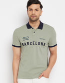 Camla Green T- Shirt For Men