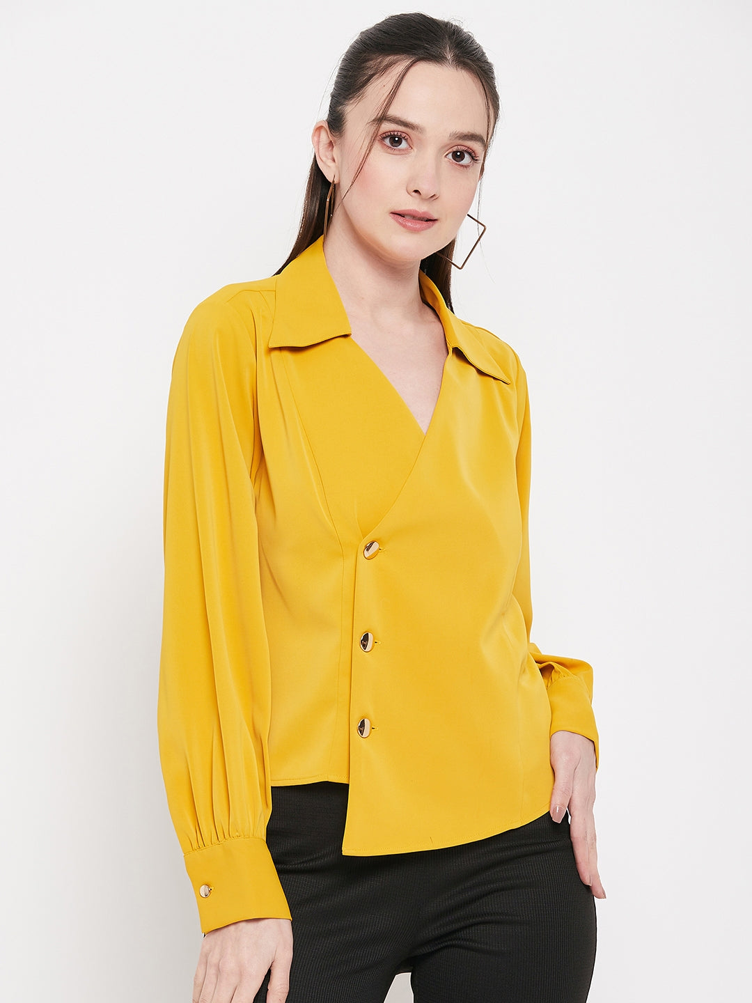 Camla Barcelona Yellow Shirt For Women