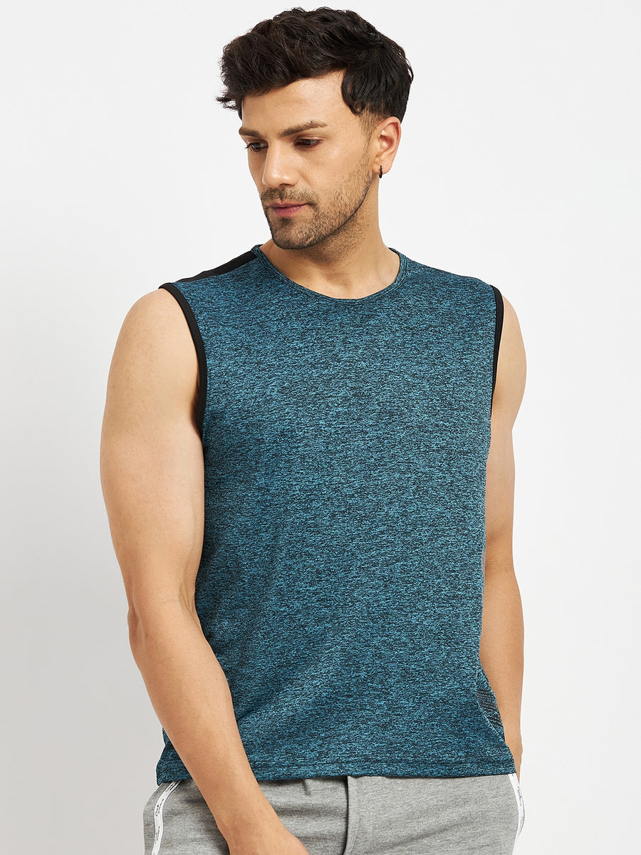 Camla Teal T- Shirt For Men