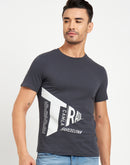 Camla Charcoal T- Shirt For Men