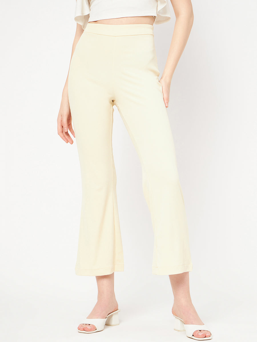 Buy White Pants for Women by De Moza Online | Ajio.com
