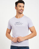 Camla Purple T- Shirt For Men