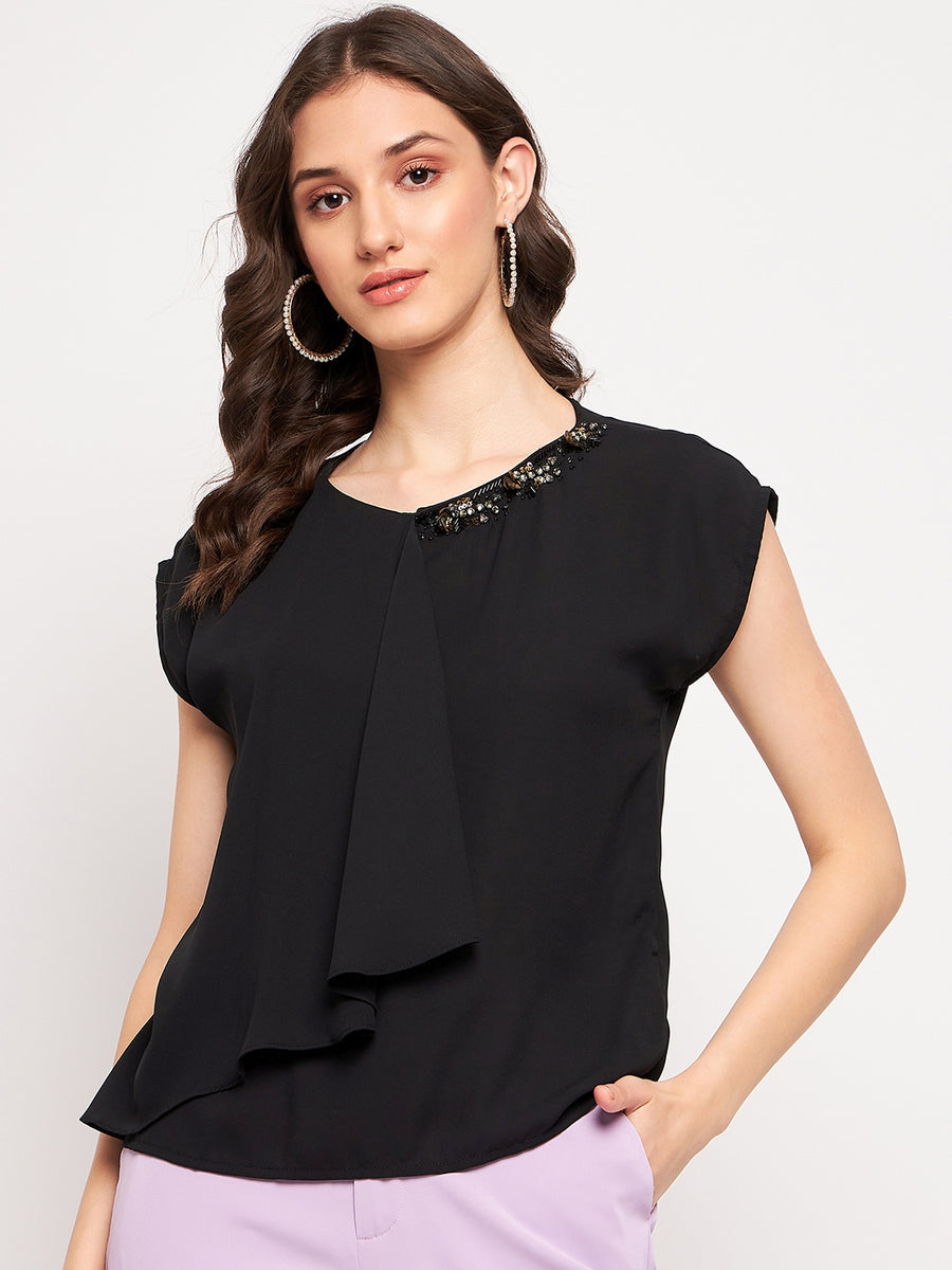 Camla Black  Top For Women
