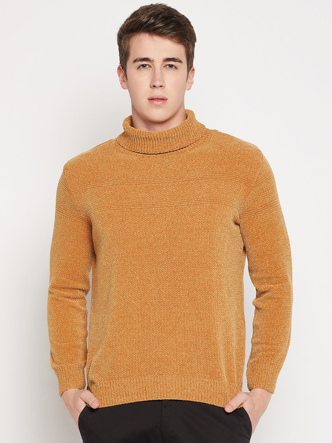 Camla Barcelona Mustard Sweater For Men
