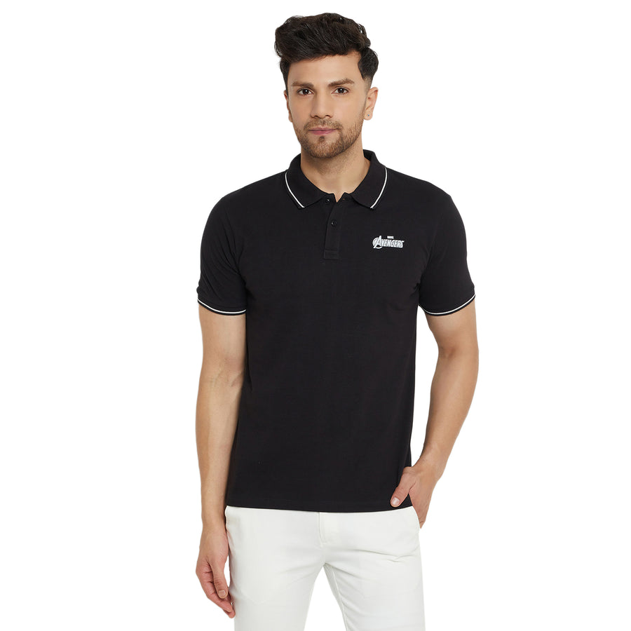 Camla Black T -Shirt For Men