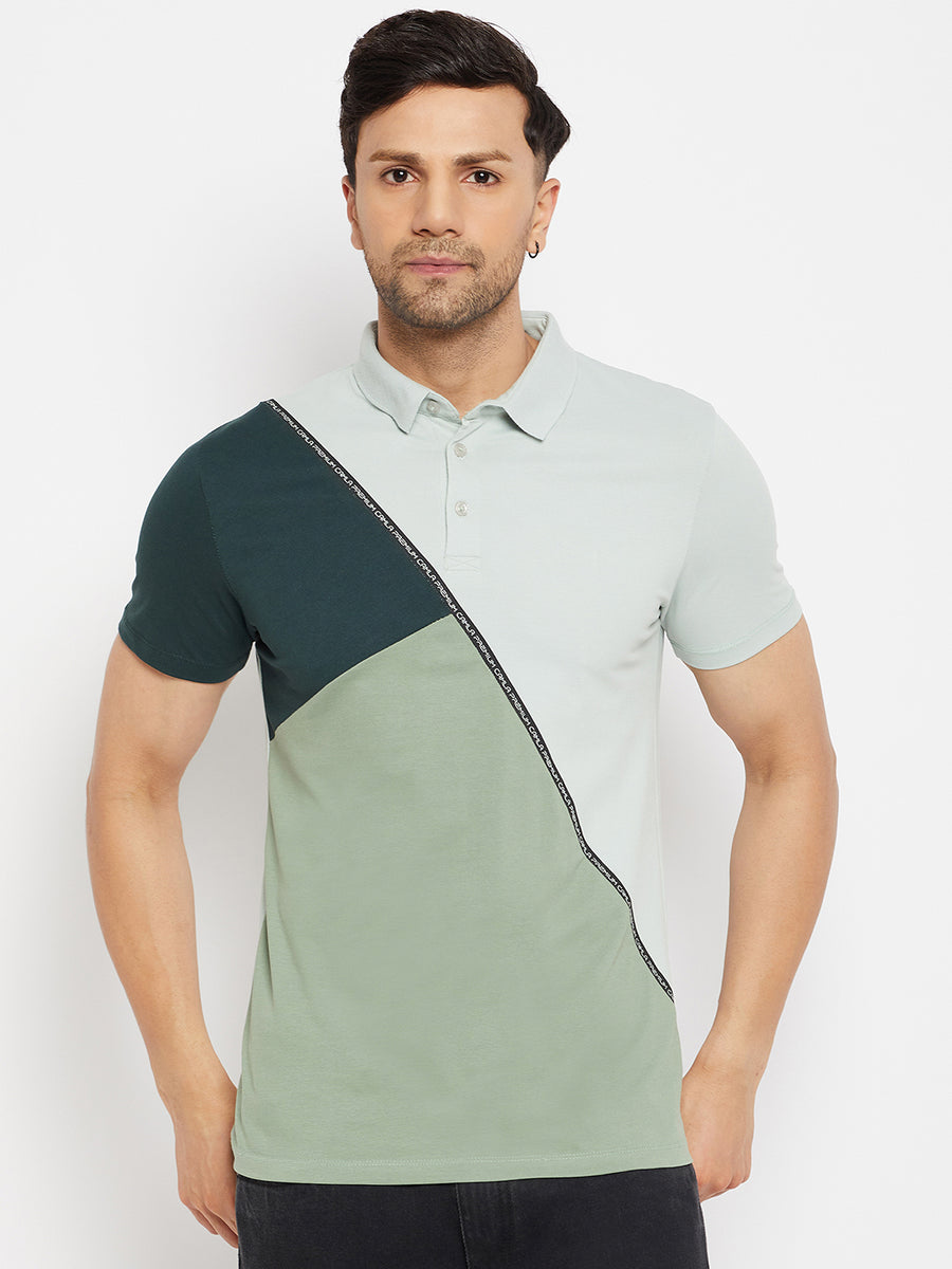 Camla Mintgreen T- Shirt For Men