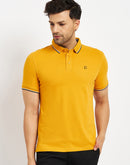 Camla Mustard T- Shirt For Men