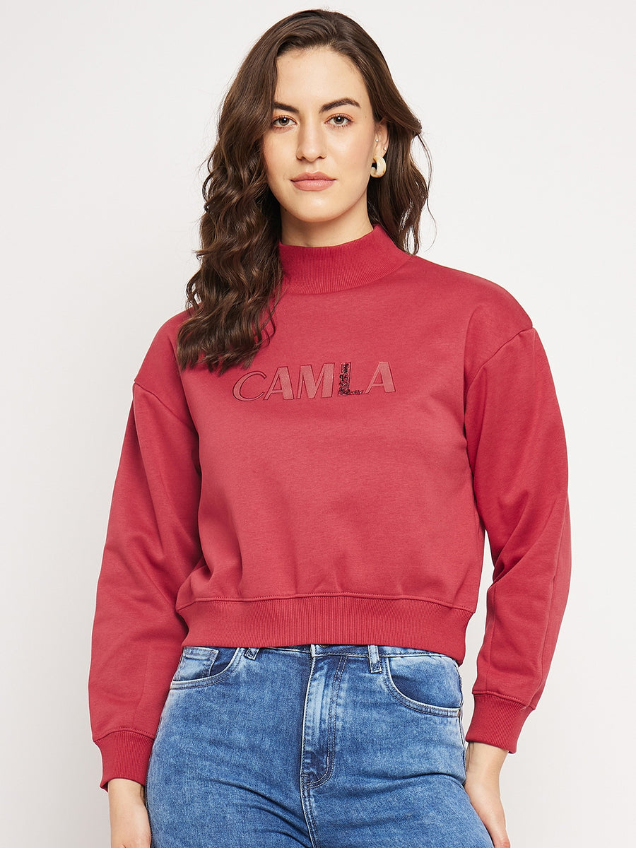 Camla Barcelona D Rust Sweatshirt For Women