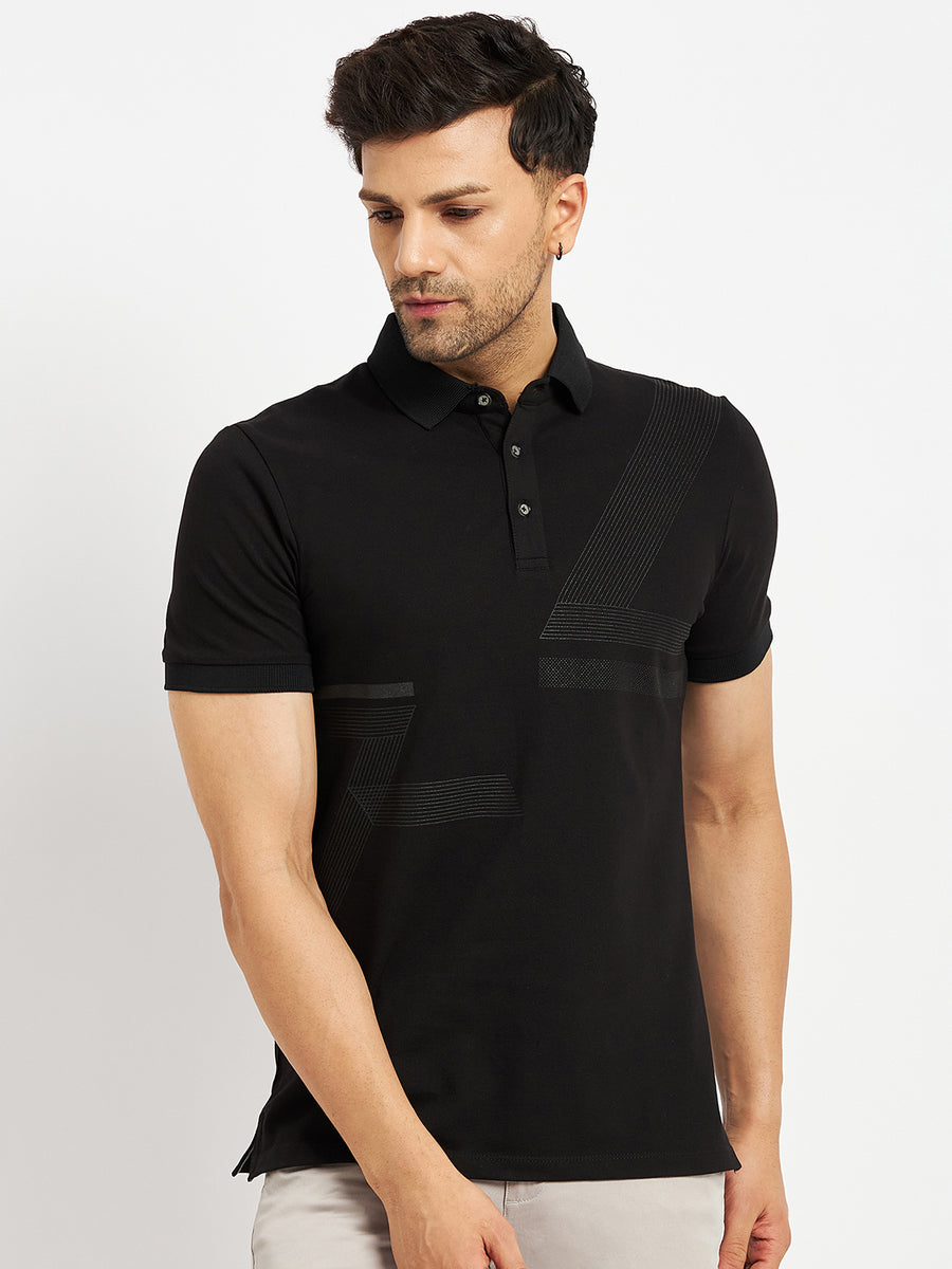 Camla Black T- Shirt For Men