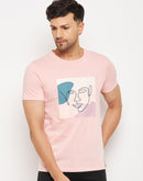 Camla Peach T- Shirt For Men