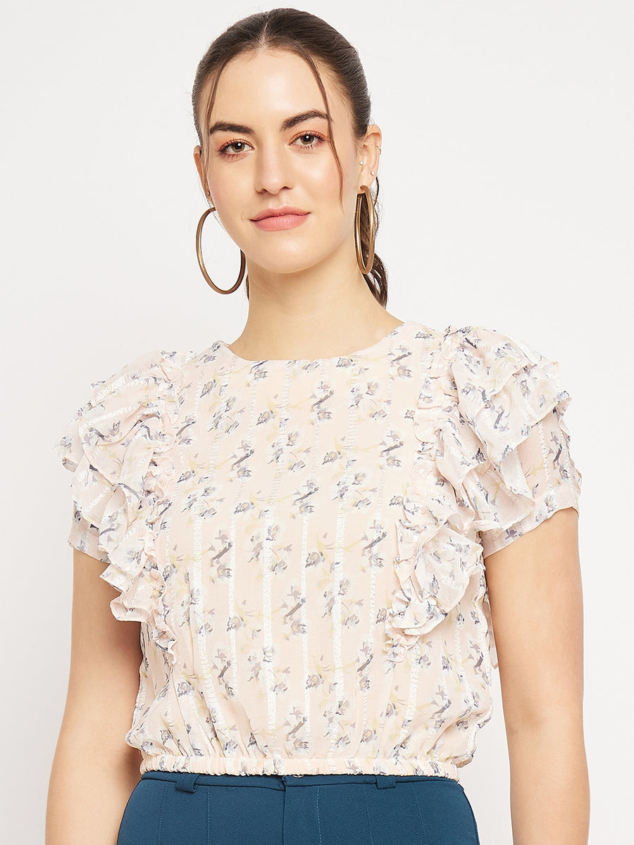 Camla Barcelona Peach Tops For Women