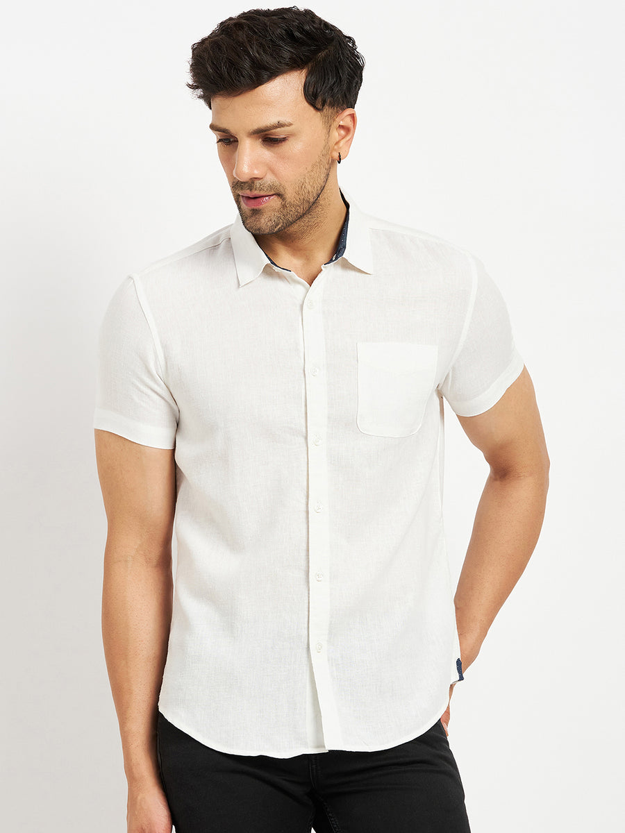 Camla White Shirts For Men