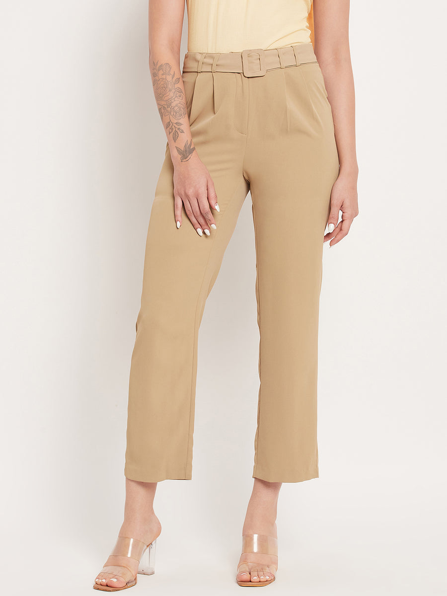 Camla Beige Plazo For Women