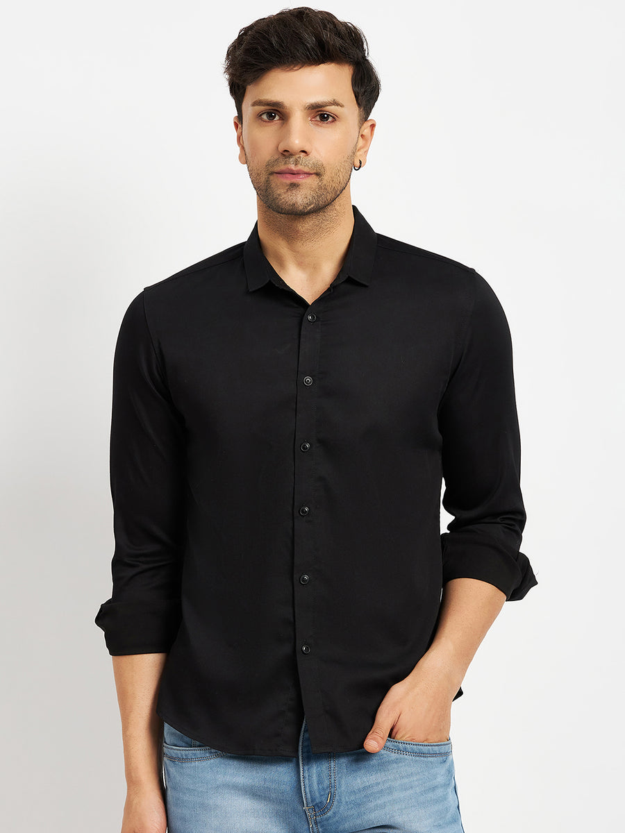 Camla Black Shirts For Men