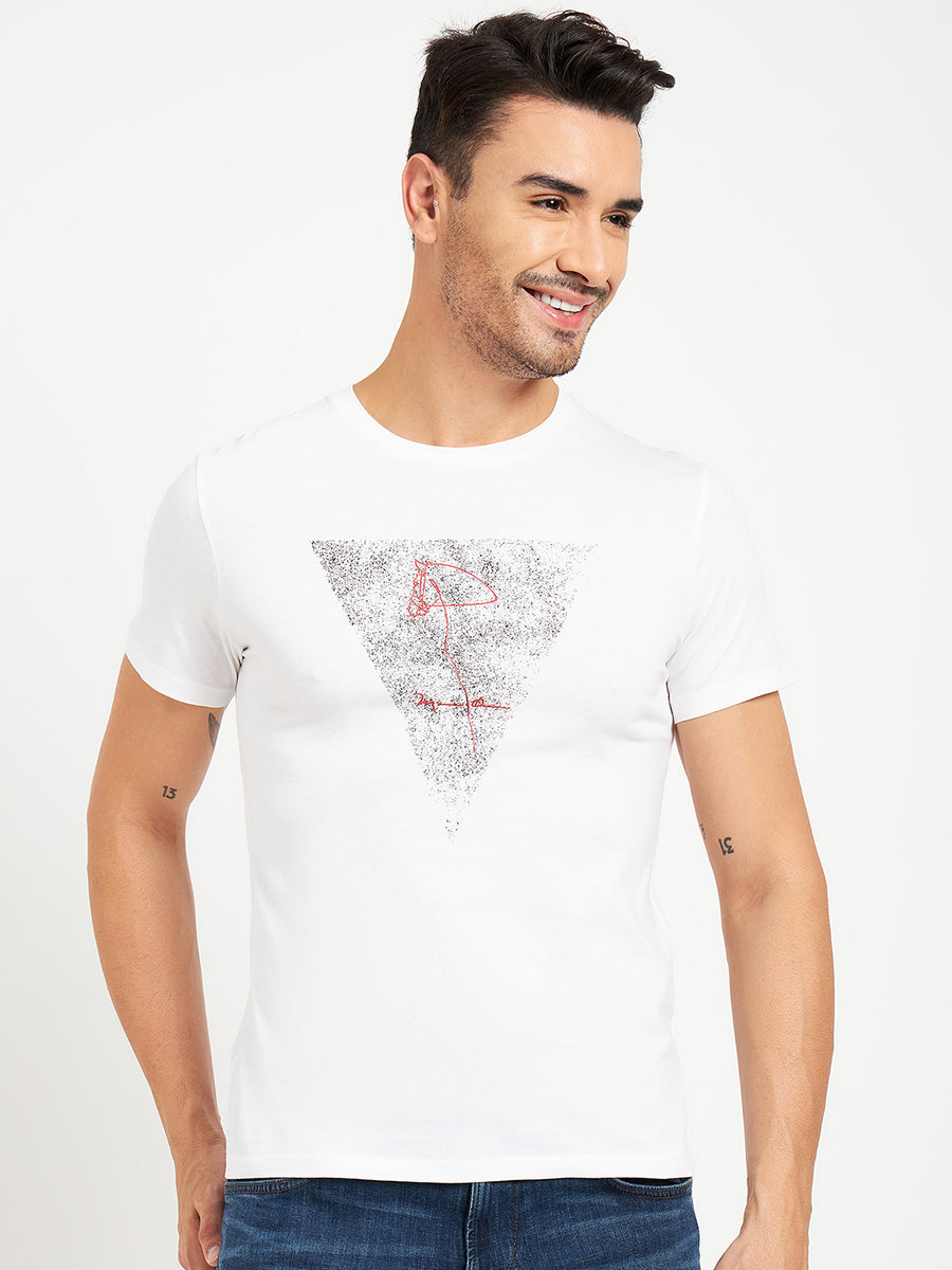 Camla White T- Shirt For Men