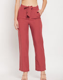 Camla Barcelona Brick Knot Belted Trousers