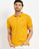 Camla Mustard T- Shirt For Men