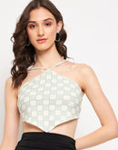 Camla Barcelona Green Top