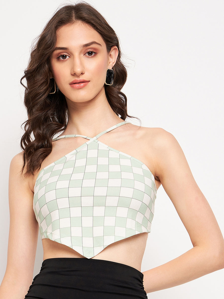 Camla Green  Top For Women