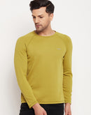 Camla Barcelona Round Neck Lime Green Long Sleeve T-Shirt