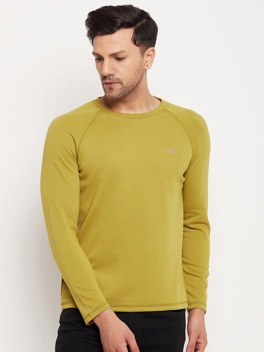 Camla F.Green T-Shirt For Men